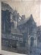 Kloostergang Utrecht - Litho - W. v. Leusden - 1 - Thumbnail