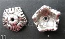 tibetaans zilver:bead caps 11 - 10 mm:10 voor 0,75 - 1 - Thumbnail