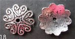 tibetaans zilver:bead caps 18 - 11,5 mm - 1 - Thumbnail