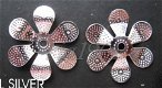 bead caps L(silver plated) 17 mm 10 voor 0,75 - 1 - Thumbnail