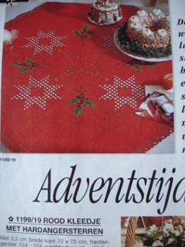 Patroon voor kerstkleed met hardanger sterren - 1