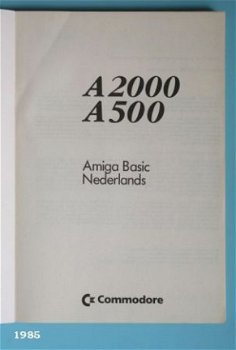 [1985] A2000 A500 Amiga Basic NL, Commodore - 2