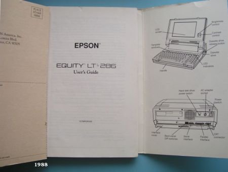 [1988] Epson Equity LT-286 user’s Guide, Epson - 3