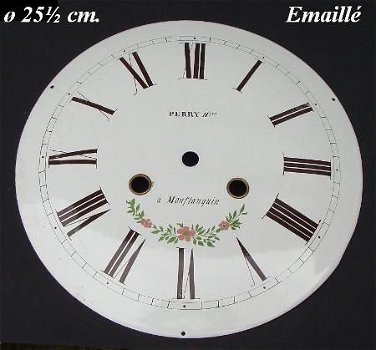 = Comtoise wijzerplaat = emaillé = 10216 - 0