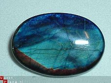 Cabochon Spectroliet 32*22mm*5 hoog