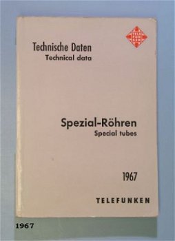 [1967] Taschenbuch Spezial-Röhren, Telefunken. - 1