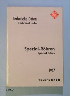 [1967] Taschenbuch Spezial-Röhren, Telefunken.