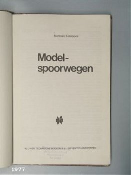 [1977] Modelspoorwegen, Simmons, Kluwer - 2