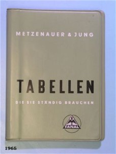 [1965~] FANAL-Taschenbuch, Tabellen, Metzenauer&Jung