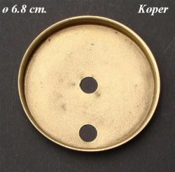 === Binnenplaatje wijzerplaat = koper = 10417