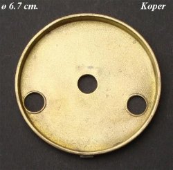 === Binnenplaatje wijzerplaat = koper = 10416