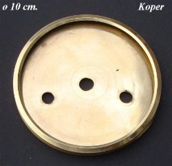 === Binnenplaatje wijzerplaat = koper = oud === 10407