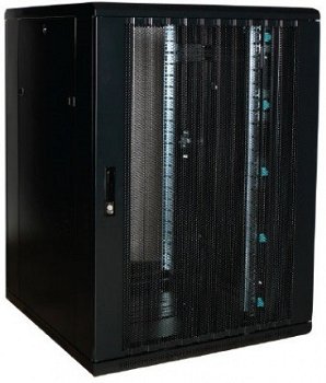 22U 19inch serverkast patchkast serverrack stalen gepeforeerde deur 800x800x1200mm - 2