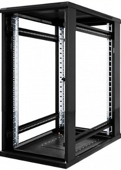 22U 19inch serverkast patchkast serverrack glazen voordeur 800x1000x1200 mm - 3