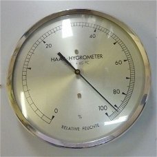 Fischer Haarhygrometer Extra groot Chroom