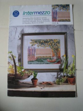 Borduurpatroon tuinbank - nr. 1