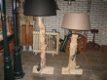 Mooie lampen van oud hout, boomstronk, koffiehout, boomstam - 5 - Thumbnail
