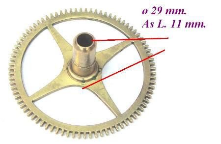 === Uurrad Franse pendule / regulateur = oud === 10491 - 2