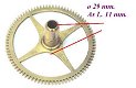 === Uurrad Franse pendule / regulateur = oud === 10491 - 2 - Thumbnail