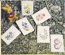 haakpatroon 770 bloemengroet kaarten - 1 - Thumbnail