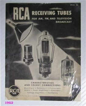 [1952] RCA Receiving Tubes Techn publication, RCA - 1