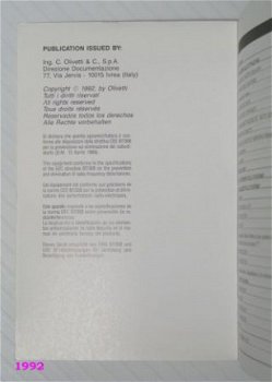 [~1992] Olivetti D1010, Electronic Note Book + Instructions - 3