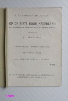 [1929] Op de fiets door Nederland, Hooftman, Wolters - 2