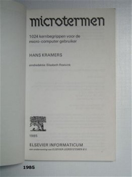 [1985] (PC) Microtermen, Kramers/ Roelvink, Elsevier - 2