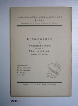 [1940~] Vragen + Antw. Electriciteit, Van Gorp, Lbs P.Out - 4
