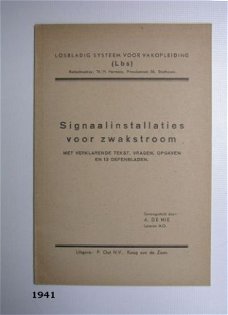 [1941] Signaalinstallaties Zwakstroom, De Nie, Lbs P.Out