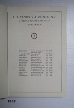 [1952] Catalogus, R.S.Stokvis&Zn N.V., Afd Electro - 2