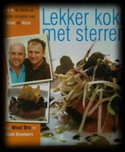 Lekker koken met sterren, Wout Bru, Alain Grootaers, - 1