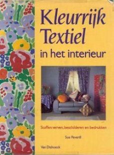 Kleurrijk textiel in het interieur, Sue Peverill,