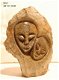 #2 Steatite soapstone modern face Speksteen - 1 - Thumbnail