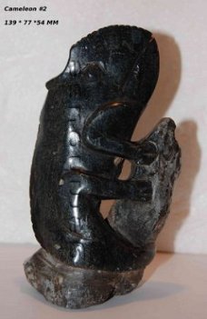 #2 Steatite soapstone Cameleon Speksteen Kameleon