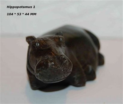 Stenen Hippopotamus 1 - 1