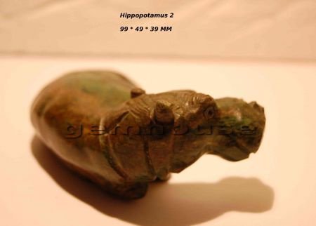 Stenen Hippopotamus 2 - 1