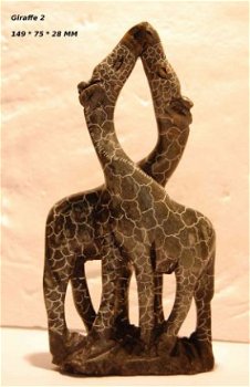 Steatite Soapstone Speksteen Giraffe 2 - 1