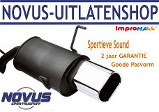 Novus Sportuitlaat BMW E46 318i 316i 318ci