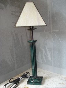 Mooie oude lampevoet retro (geen plastic) met tiffany kapje