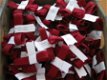 organza ribbon 1,2 cm red - 1 - Thumbnail