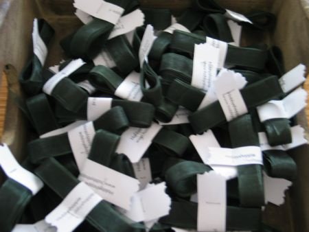 organza ribbon 1,2 cm green 3 - 1