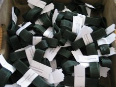 organza ribbon 1,2 cm green 3