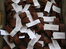 organza ribbon 1,2 cm brown 4