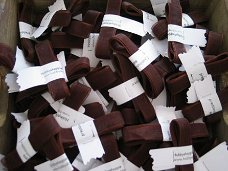 organza ribbon 1,2 cm brown 5