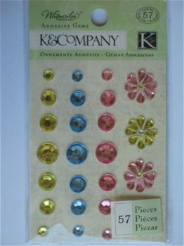 K&Company watercolor bouquet gems - 1