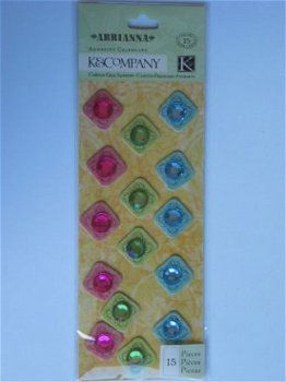 K&Company Abrianna chipboard gems - 1