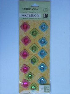 K&Company Abrianna chipboard gems