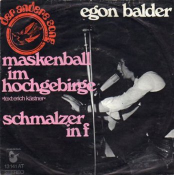 Egon Balder : Maskenball im Hochgebirge - 1