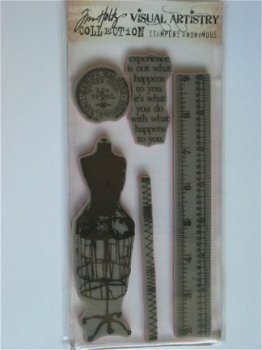 Tim Holtz cling stamp seamless experience - 1